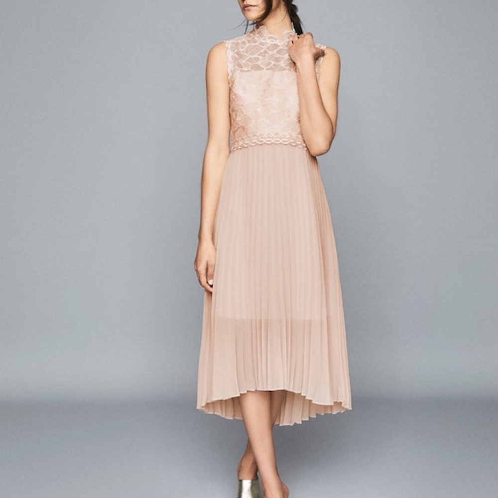 NWT REISS | Lace Midi Dress - Picture 6 of 6